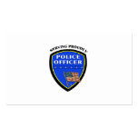 Police Serving Proudly business cards