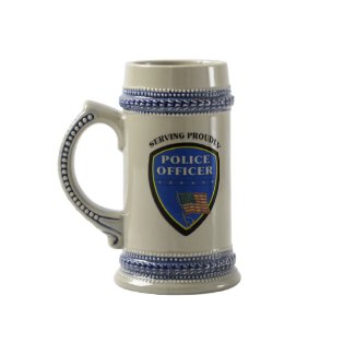 Police Serving Proudly mug