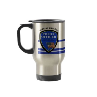 Police Serving Proudly mug