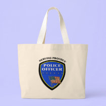 Police Serving Proudly bags