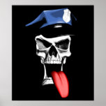 Police Skull Posters