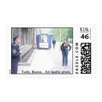 POLICE STATION, TUZLA, BOSNIA postage