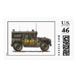 Police SWAT Team Hummer Stamps