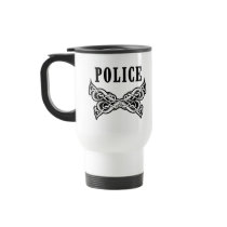 Police Tattoo Custom Mug by bonfire46 Police Tattoo Custom Mug