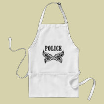 Police Tattoos and Personalized Gifts aprons