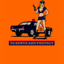 POLICE WOMAN2 t-shirts