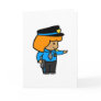 Police Woman Greeting Card