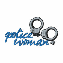 Police Woman embroidered shirts