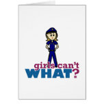 Police Woman Greeting Cards