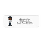 PoliceGirl Custom Return Address Labels