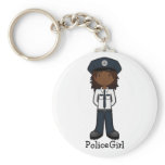 PoliceGirl Keychain