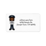 PoliceGirl Personalized Address Label