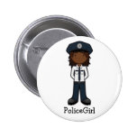 PoliceGirl Pinback Button