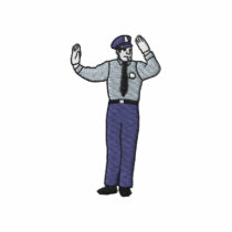 Policeman embroidered shirts by ZazzleEmbroidery Policeman embroidered shirts