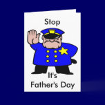 Policeman - Father's Day cards