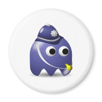 Policeman Game Icon magnets