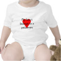 Policeman Heart T-shirt shirt