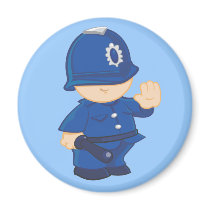 Policeman magnets