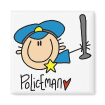 Policeman Occupation magnets