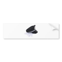 PolicemanHatGloves111009 copy Bumper Stickers