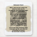 Policeman's Prayer Mouse Pad mousepads by occupationtshirts Policeman's Prayer Mouse Pad mousepads
