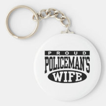 Policeman's Wife Key Chains