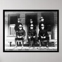 Policemen from Dawson Yukon Territory 1906 Print