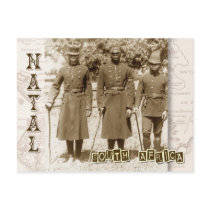 Policemen in Natal, South Africa Post Card