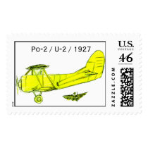 Polikarpov Po-2, Russian Trainer Aircraft 1927/28 postage by tunguska Polikarpov Po-2, Russian Trainer Aircraft 1927/28 postage