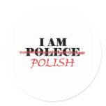 Polish 3 round sticker Polish 3 round sticker