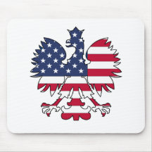 Polish American Eagle Mouse Mats