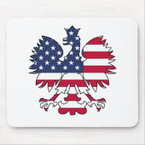 Polish American Eagle Mouse Mats