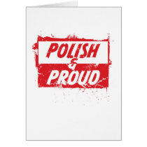 Polish and Proud Greeting Card