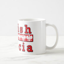 Polish Babcia Eagles Mugs
