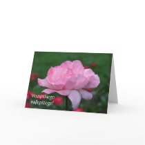 Polish Birthday Greeting Card Sto Lat Rose Photo by SmilinEyesTreasures Polish Birthday Greeting Card Sto Lat Rose Photo