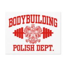 Polish Bodybuilding Postcard