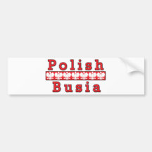 Polish Busia Eagles Bumper Sticker