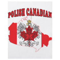 Polish Canadian Canada Flag Map Custom Flyer
