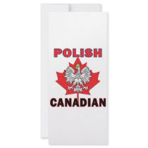 Polish Canadian Eagle Leaf rack cards by PolishCanadian Polish Canadian Eagle Leaf rack cards