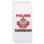 Polish Canadian Eagle Leaf rack cards
