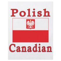 Polish Canadian Falcon Flag Flyer Design