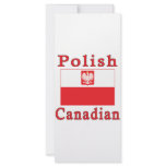 Polish Canadian Falcon Flag rack cards