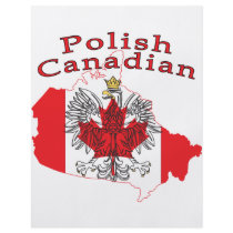 Polish Canadian Flag Map Flyers