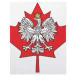 Polish Canadian Maple Leaf Custom Letterhead