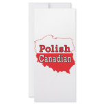 Polish Canadian Polish Map rack cards