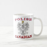 Polish Canadian White Eagle Coffee Mugs