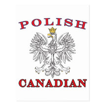 Polish Canadian White Eagle Postcard