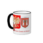 POLISH COATS OF ARMS...POLISH COUNTESS mugs