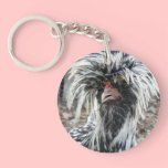 Polish Crested Rooster Key Chain key chains