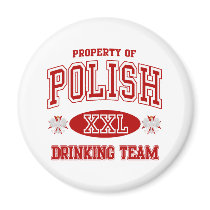 Polish Drinking Team magnets